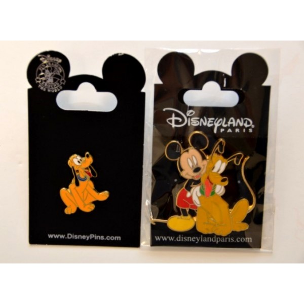 Disney Mickey & Pluto Pin Set